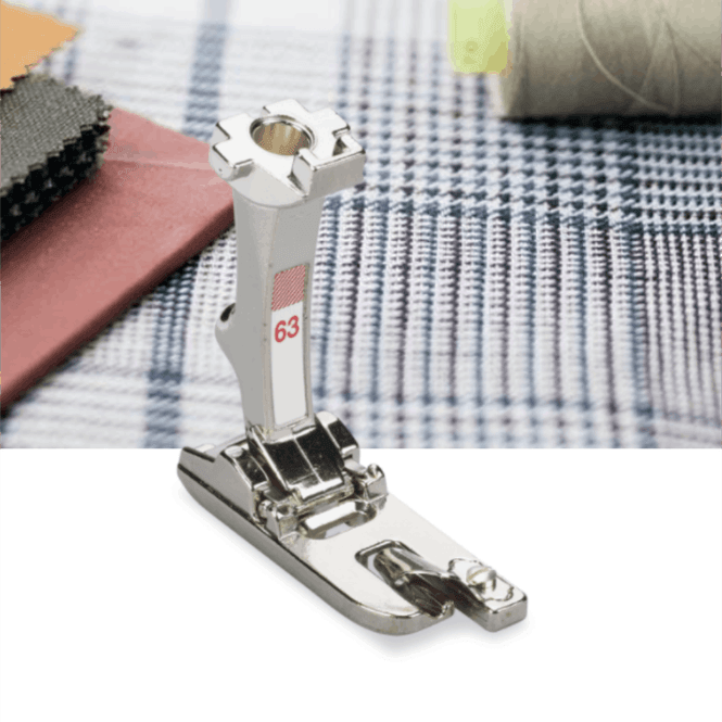 Hovedbilde Bernina Trykkfot 63 Faldefot 3mm Sikk sa