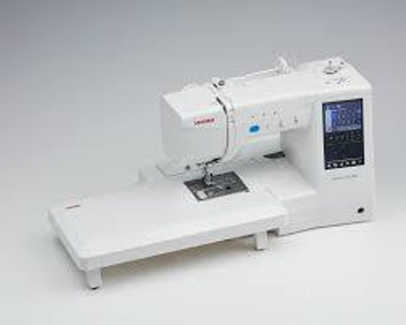 Janome MC 1000 Silky White sy- og broderimaskin
