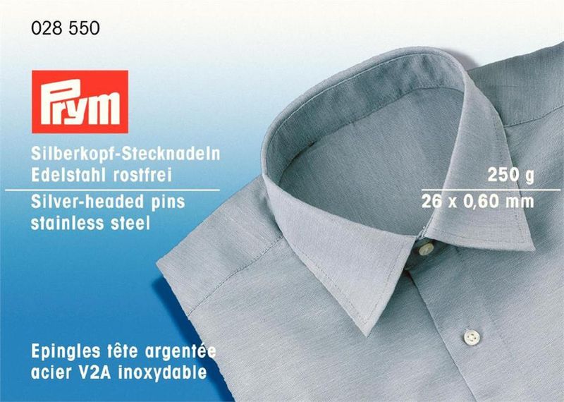 PRYM Knappnål 26x0,8mm Storpk
