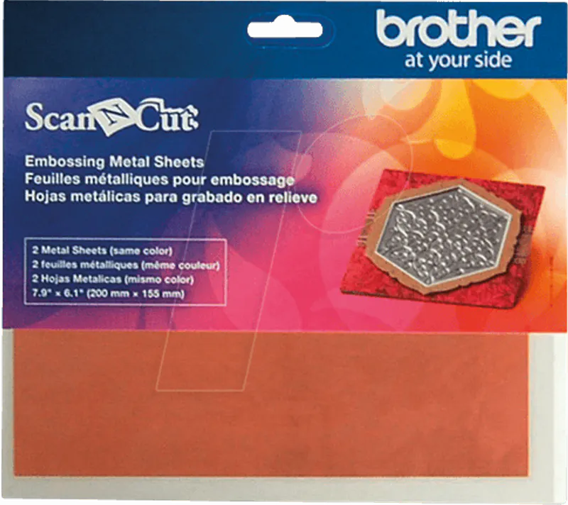 Brother Embossing Brass Metal Sheets CAEBSBMS1