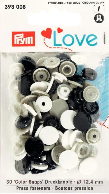 Prym Love Color Snaps 12,4mm 30stk