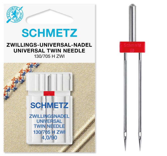 Hovedbilde Schmetz Tvillingnål Universal 4,0mm #90 1pk
