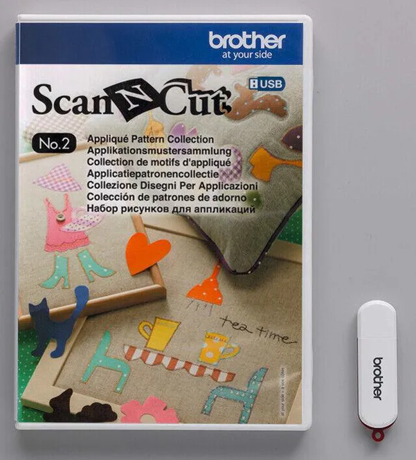 Hovedbilde Brother Applique Pattern Collection No.2 CAUSB2