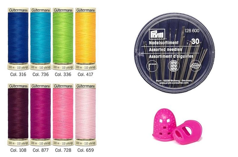 Gütermann Polyester 8x100m + diverse