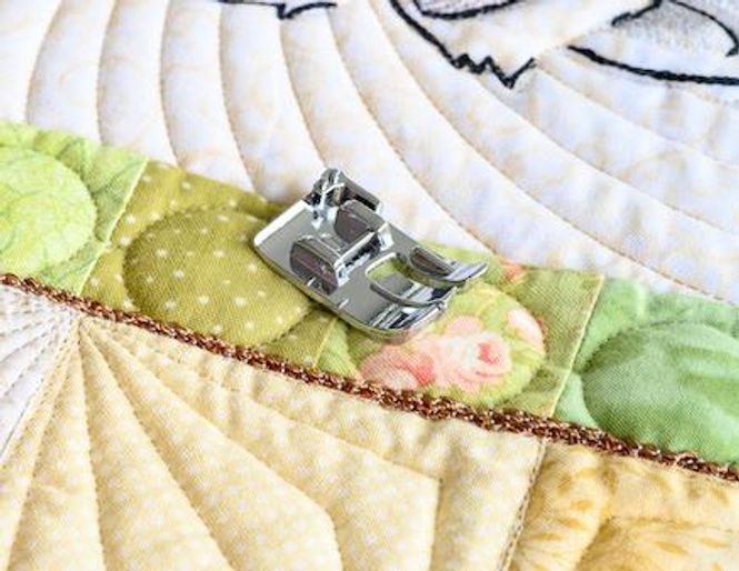 Hovedbilde Janome/Elna Trykkfot 1/4 Inch Fot uten guide